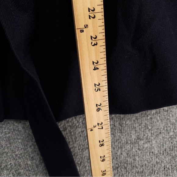 J. Crew Navy Pea Coat with Gold Buttons Size S - Picture 4 of 5